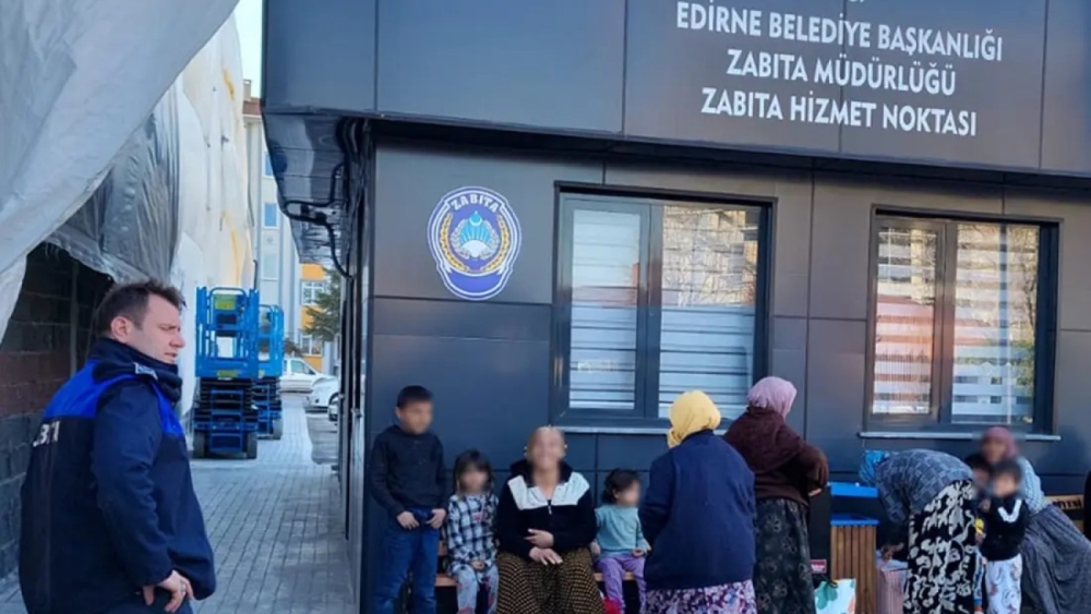 EDİRNE BELEDİYESİ’NDEN DİLENCİLERE YÖNELİK SIKI DENETİM